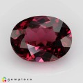 Natural Rhodolite garnet 3.85 Carats Purplish Pink Oval 11x8 mm Loose Gemstone - Image 3