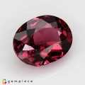 Natural Rhodolite garnet 3.85 Carats Purplish Pink Oval 11x8 mm Loose Gemstone - Image 1