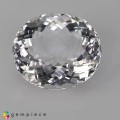 Natural Petalite 12.29 Carats White Oval 17x15 mm Loose Gemstone - Image 1
