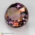 Natural Ametrine 72.76 Carats Purple to Yellow Oval 29x25 mm Loose Gemstone - Image 3