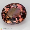 Natural Ametrine 72.76 Carats Purple to Yellow Oval 29x25 mm Loose Gemstone - Image 7