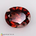 Natural Zircon 5.18 Carats Orange Red Oval 11x9 mm Loose Gemstone - Image 2