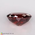 Natural Zircon 5.18 Carats Orange Red Oval 11x9 mm Loose Gemstone - Image 4