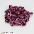 Natural Malaya garnet 23.39 Carats Purplish Pink Mixed Mixed Lot Loose Gemstone - Image 2