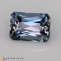 Natural Apatite 4.49 Carats Steel Blue Emerald 11x8 mm Loose Gemstone - Image 2