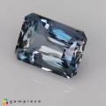 Natural Apatite 4.49 Carats Steel Blue Emerald 11x8 mm Loose Gemstone - Image 3