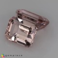 Natural Tourmaline pair 5.77 Carats Light Baby Pink Emerald Cut 9x7 mm Loose Gemstone - Image 2