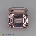 Natural Tourmaline pair 5.77 Carats Light Baby Pink Emerald Cut 9x7 mm Loose Gemstone - Image 6