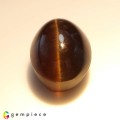 Natural Apatite cats eye 14.27 Carats Honey Brown Oval Cabochon 15x11 mm Loose Gemstone - Image 1