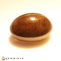 Natural Apatite cats eye 14.27 Carats Honey Brown Oval Cabochon 15x11 mm Loose Gemstone - Image 4