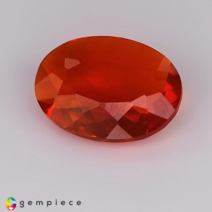 fire opal  1.31cts - 11x8mm