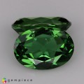 Natural Chrome tourmaline 1.47 Carats Chrome Green Oval 7x5 mm Loose Gemstone - Image 1