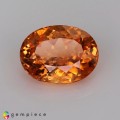 Natural Spessartite garnet 1.79 Carats Fanta Orange Oval 8x6 mm Loose Gemstone - Image 1