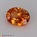 Natural Spessartite garnet 1.79 Carats Fanta Orange Oval 8x6 mm Loose Gemstone - Image 2