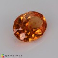 Natural Spessartite garnet 1.79 Carats Fanta Orange Oval 8x6 mm Loose Gemstone - Image 5