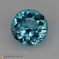 Natural Apatite 1.21 Carats Paraiba Blue Green Round 7x4 mm Loose Gemstone - Image 1