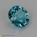 Natural Apatite 1.21 Carats Paraiba Blue Green Round 7x4 mm Loose Gemstone - Image 5