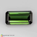 Natural Tourmaline 4.13 Carats Hunter Green Emerald 14x7 mm Loose Gemstone - Image 1
