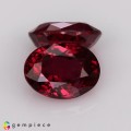 Natural Ruby 1.14 Carats Vivid Red Oval 6x4 mm Loose Gemstone - Image 1