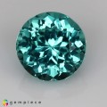 Natural Apatite 1.25 Carats Paraiba Blue Green Round Cabochon 6x5 mm Loose Gemstone - Image 2