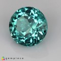Natural Apatite 1.25 Carats Paraiba Blue Green Round Cabochon 6x5 mm Loose Gemstone - Image 3