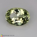 Natural Amblygonite 1.24 Carats Yellowish Green Oval 8x6 mm Loose Gemstone - Image 2