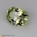 Natural Amblygonite 1.24 Carats Yellowish Green Oval 8x6 mm Loose Gemstone - Image 3