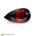 Natural Pyrope garnet 6.75 Carats Intense Blood Red Pear 16x9 mm Loose Gemstone - Image 1