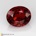 Natural Spessartite garnet 3.74 Carats Coke Red  Oval 9x8 mm Loose Gemstone - Image 3