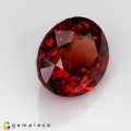 Natural Spessartite garnet 3.74 Carats Coke Red  Oval 9x8 mm Loose Gemstone - Image 5