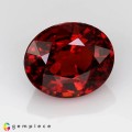 Natural Spessartite garnet 3.74 Carats Coke Red  Oval 9x8 mm Loose Gemstone - Image 7