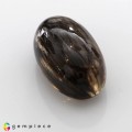 Natural Scapolite 28.91 Carats Smoky Rainbow Rutiles Oval Cabochon 23x14 mm Loose Gemstone - Image 5