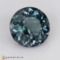 Natural Apatite 4.20 Carats Steel Blue Round 10x4 mm Loose Gemstone - Image 7