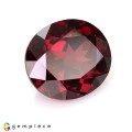 Natural Rhodolite garnet 5.47 Carats Purplish Red Oval 11x10 mm Loose Gemstone - Image 6