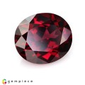 Natural Rhodolite garnet 5.47 Carats Purplish Red Oval 11x10 mm Loose Gemstone - Image 7