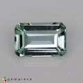 Natural Montebrasite 1.48 Carats Baby Mint Green Emerald Cut 8x5 mm Loose Gemstone - Image 1