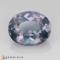 Natural Apatite 11.47 Carats Very Light Ash Purple Oval 16x13 mm Loose Gemstone - Image 1