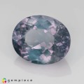 Natural Apatite 11.47 Carats Very Light Ash Purple Oval 16x13 mm Loose Gemstone - Image 2