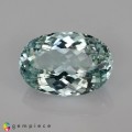 Natural Aquamarine 8.65 Carats Very Light Ice Blue Oval 16x11 mm Loose Gemstone - Image 1