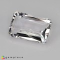 Natural Petalite 5.75 Carats White Emerald Cut 15x9 mm Loose Gemstone - Image 3