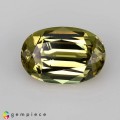 Natural Grossular garnet 2.95 Carats Vivid Yellow Oval 10x7 mm Loose Gemstone - Image 1