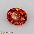 Natural Spessartite garnet 1.47 Carats Mandarin Orange Oval 7x6 mm Loose Gemstone - Image 3