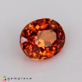 Natural Spessartite garnet 1.47 Carats Mandarin Orange Oval 7x6 mm Loose Gemstone - Image 5