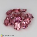 Natural Tourmaline 12.40 Carats Sweet Baby Pink Hexagon 7x6 mm Loose Gemstone - Image 2