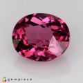 Natural Malaya garnet 1.38 Carats Purplish Pink Oval 7x6 mm Loose Gemstone - Image 2