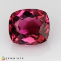 Natural Tourmaline 1.40 Carats Vivid Purplish Pink Cushion 7x6 mm Loose Gemstone - Image 1