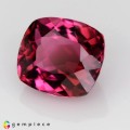 Natural Tourmaline 1.40 Carats Vivid Purplish Pink Cushion 7x6 mm Loose Gemstone - Image 2