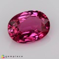 Natural Spinel 1.14 Carats Neon Pink Oval 8x6 mm Loose Gemstone - Image 1