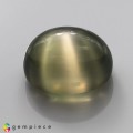 Natural Moonstone 26.97 Carats Moss Green Oval Cabochon 20x15 mm Loose Gemstone - Image 1
