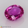 Natural Pink sapphire 1.19 Carats Vivid Pink Oval 7x5 mm Loose Gemstone - Image 5